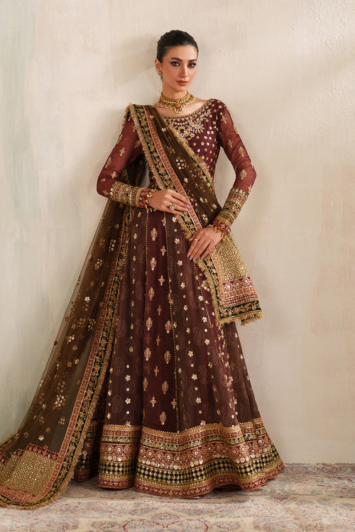 Baroque Exclusive Formal Embroidered Chiffon Unstitched 3Pc Suit UF-4376