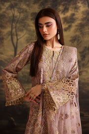 Baroque Exclusive Formal Embroidered Net Unstitched 3Pc UF-4378