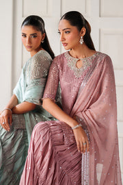 Baroque Exclusive Formal Embroidered Chiffon Unstitched 3Pc Suit UF-4388