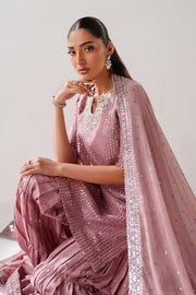 Baroque Exclusive Formal Embroidered Chiffon Unstitched 3Pc Suit UF-4388