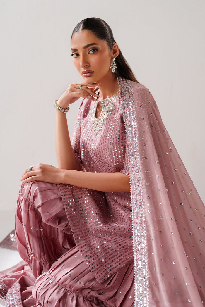 Baroque Exclusive Formal Embroidered Chiffon Unstitched 3Pc Suit UF-4388