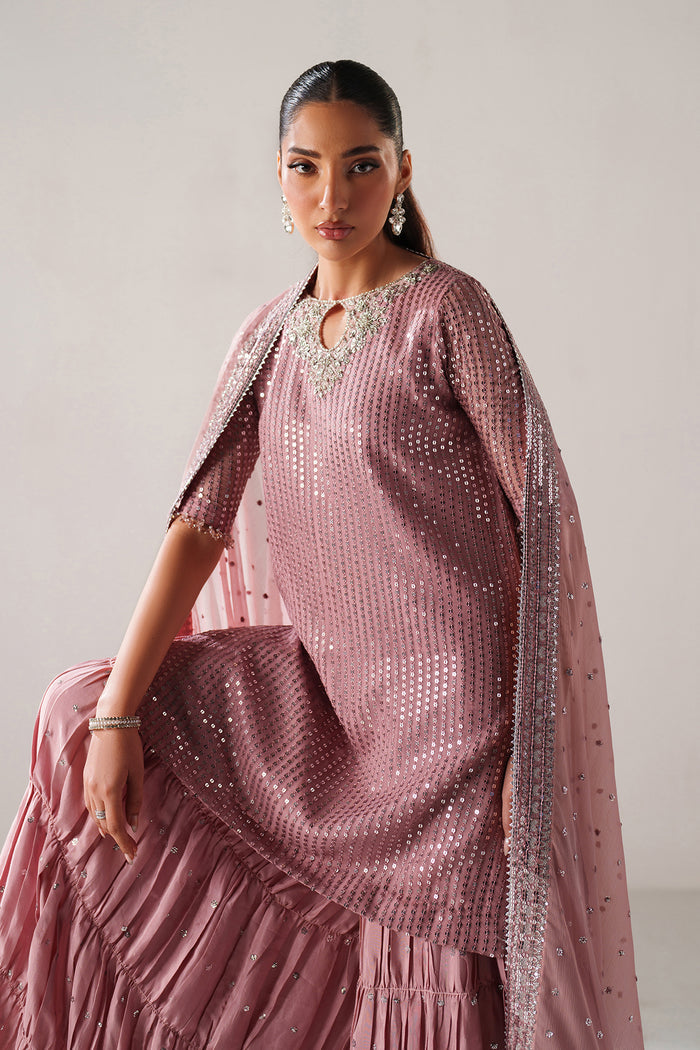 Baroque Exclusive Formal Embroidered Chiffon Unstitched 3Pc Suit UF-4388