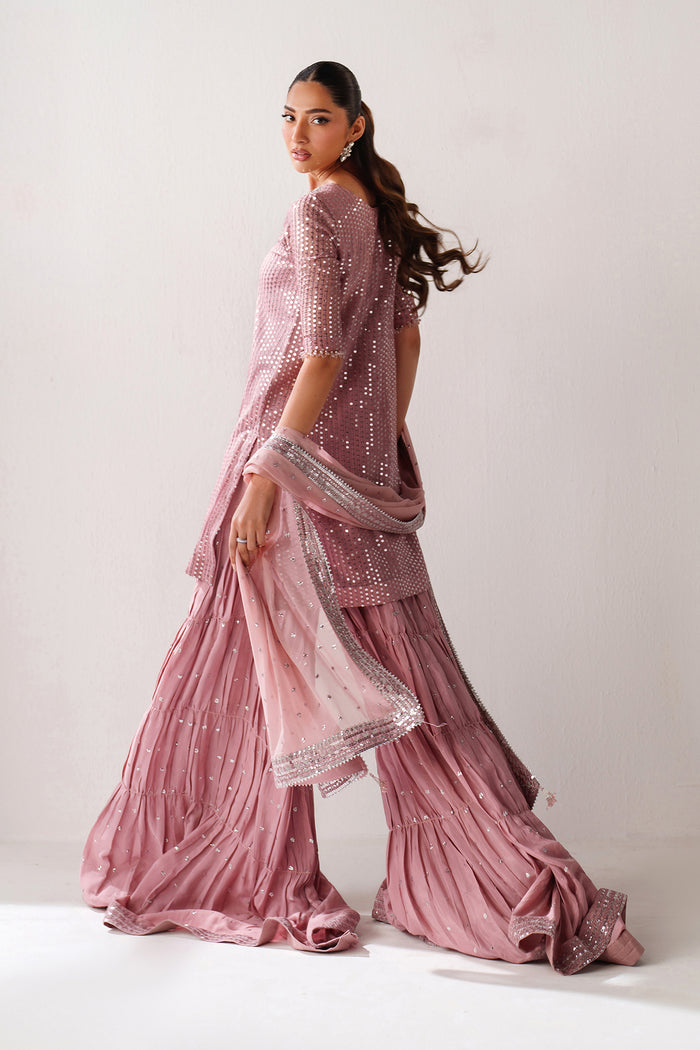 Baroque Exclusive Formal Embroidered Chiffon Unstitched 3Pc Suit UF-4388