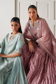 Baroque Exclusive Formal Embroidered Chiffon Unstitched 3Pc Suit UF-4389