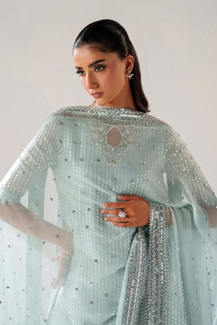 Baroque Exclusive Formal Embroidered Chiffon Unstitched 3Pc Suit UF-4389