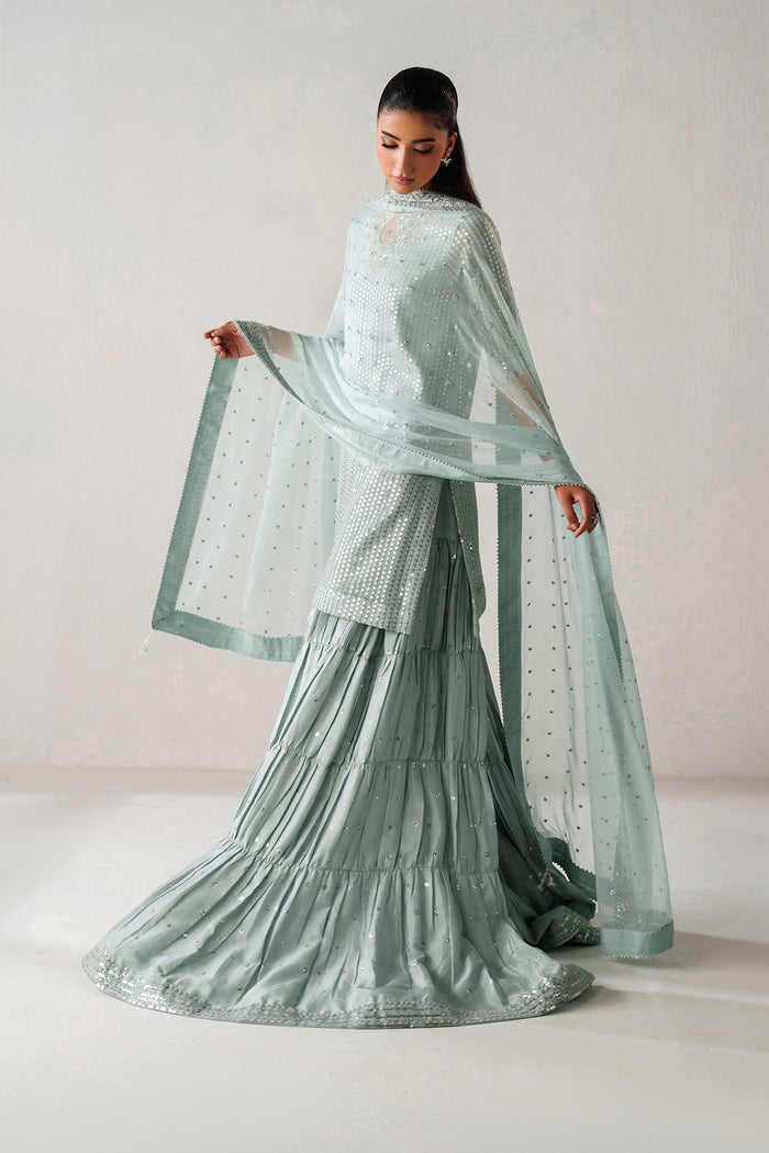 Baroque Exclusive Formal Embroidered Chiffon Unstitched 3Pc Suit UF-4389