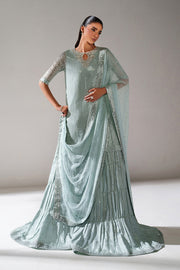 Baroque Exclusive Formal Embroidered Chiffon Unstitched 3Pc Suit UF-4389
