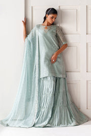Baroque Exclusive Formal Embroidered Chiffon Unstitched 3Pc Suit UF-4389