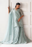 Baroque Exclusive Formal Embroidered Chiffon Unstitched 3Pc Suit UF-4389