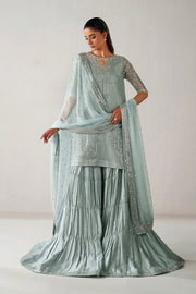 Baroque Exclusive Formal Embroidered Chiffon Unstitched 3Pc Suit UF-4389