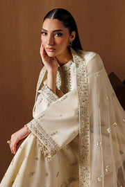 Baroque Exclusive Formal Embroidered Raw Silk Unstitched 3Pc Suit UF-4434