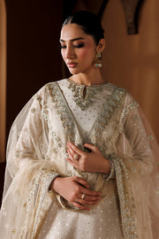Baroque Exclusive Formal Embroidered Zari Chiffon Unstitched 3Pc Suit UF-4435