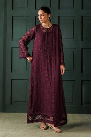 Baroque Exclusive Formal Embroidered Chiffon Unstitched 3Pc Suit UF-4436