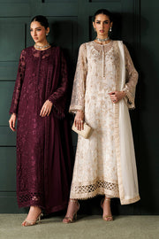 Baroque Exclusive Formal Embroidered Chiffon Unstitched 3Pc Suit UF-4436