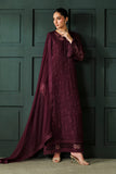 Baroque Exclusive Formal Embroidered Chiffon Unstitched 3Pc Suit UF-4436
