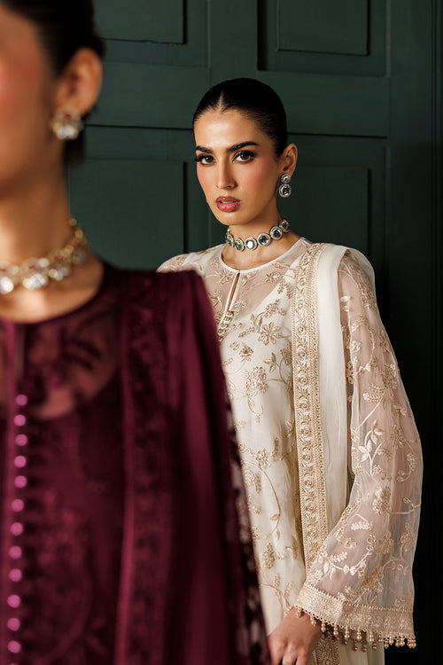Baroque Exclusive Formal Embroidered Chiffon Unstitched 3Pc Suit UF-4437