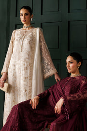 Baroque Exclusive Formal Embroidered Chiffon Unstitched 3Pc Suit UF-4437