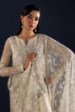 Baroque Exclusive Formal Embroidered Net Unstitched 3Pc UF-4448