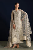 Baroque Exclusive Formal Embroidered Net Unstitched 3Pc UF-4448