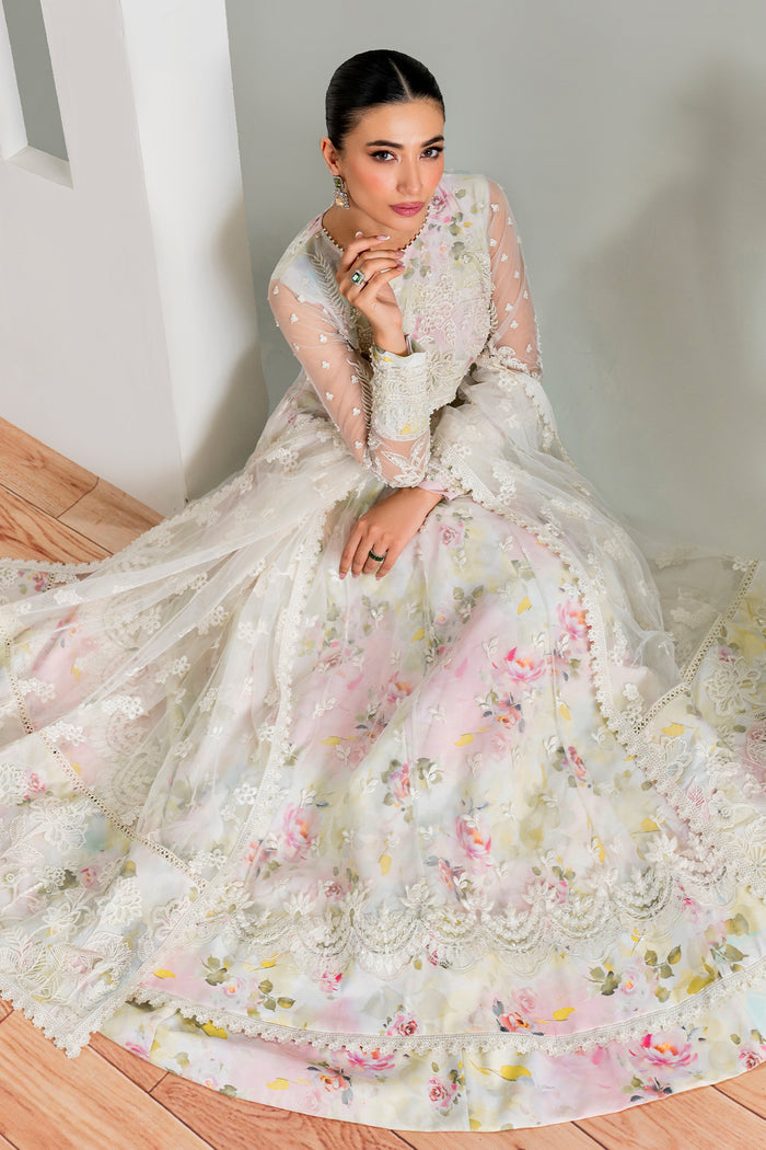 Baroque Exclusive Formal Embroidered Net Unstitched 3Pc UF-686