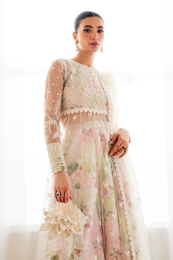 Baroque Exclusive Formal Embroidered Net Unstitched 3Pc UF-686