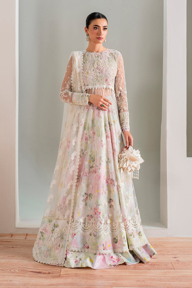 Baroque Exclusive Formal Embroidered Net Unstitched 3Pc UF-686 Baroque Exclusive Formal Embroidered Net Unstitched 3Pc UF-686