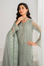 Baroque Exclusive Formal Embroidered Chiffon Unstitched 3Pc Suit UF-692
