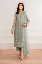 Baroque Exclusive Formal Embroidered Chiffon Unstitched 3Pc Suit UF-692