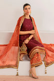 Baroque Exclusive Formal Embroidered Chiffon Unstitched 3Pc Suit UF-698