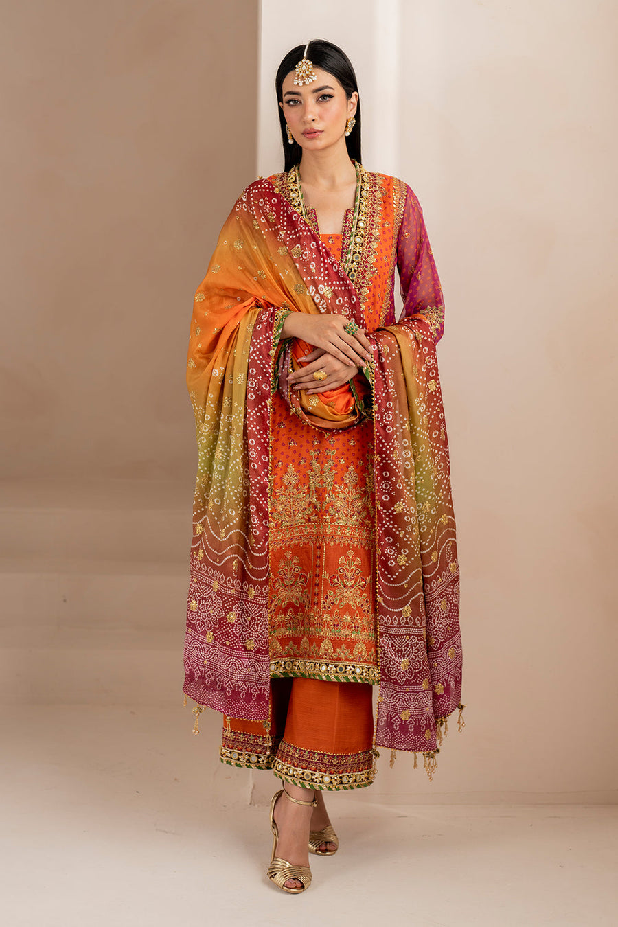 Baroque Exclusive Formal Embroidered Chiffon Unstitched 3Pc UF-706