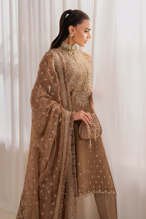 Baroque Exclusive Formal Embroidered Velvet Unstitched 3Pc Suit UF-754