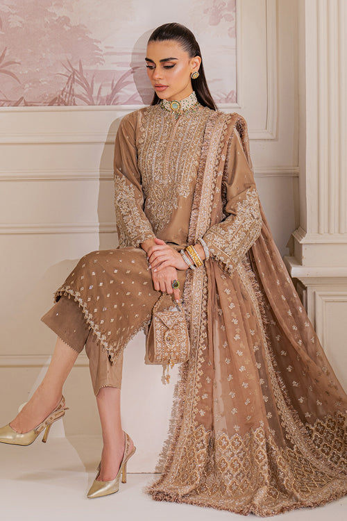 Baroque Exclusive Formal Embroidered Velvet Unstitched 3Pc Suit UF-754
