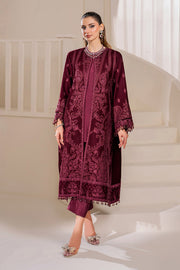 Baroque Exclusive Formal Embroidered Velvet Unstitched 3Pc Suit UF-758