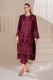 Baroque Exclusive Formal Embroidered Velvet Unstitched 3Pc Suit UF-758