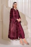 Baroque Exclusive Formal Embroidered Velvet Unstitched 3Pc Suit UF-758