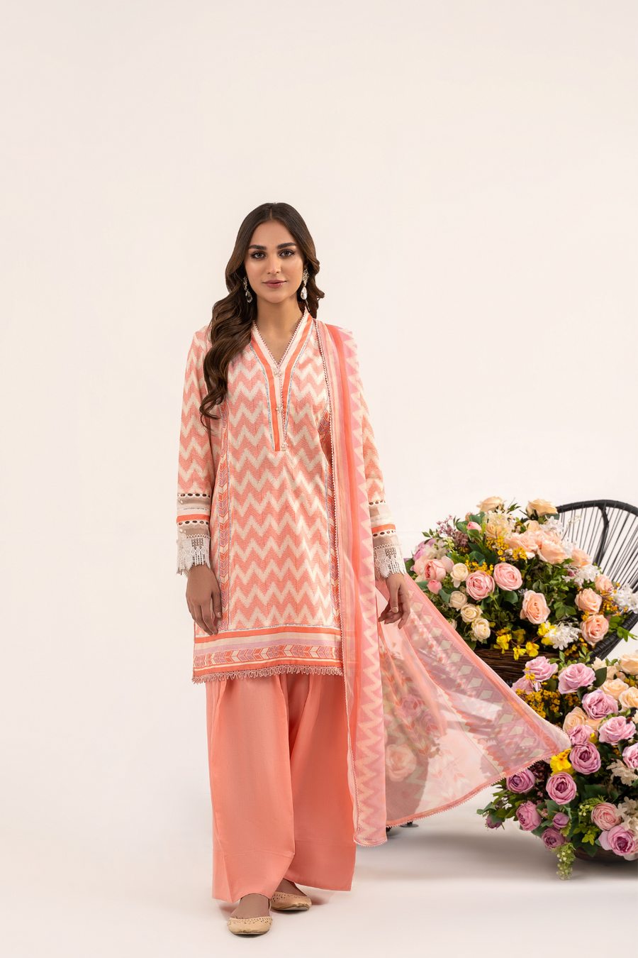 Ittehad Textiles Printed Jacquard Unstitched 2Pc Suit UP2P-008-02
