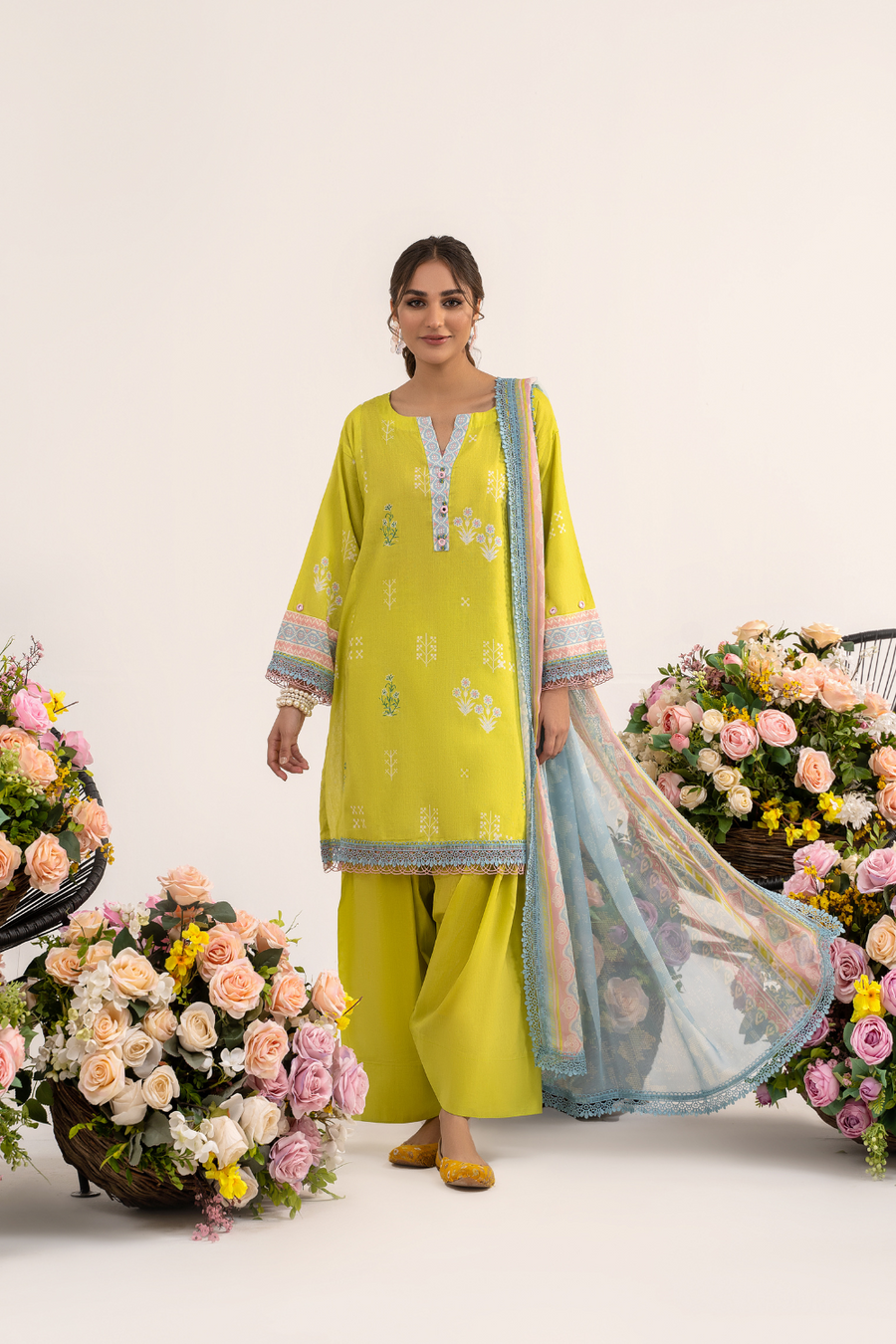 Ittehad Textiles Printed Jacquard Unstitched 2Pc Suit UP2P-008-05