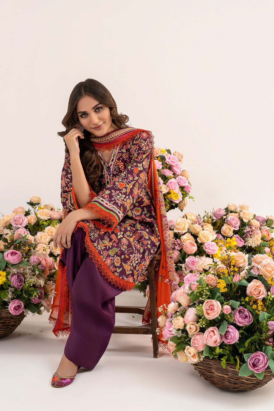 Ittehad Textiles Printed Jacquard Unstitched 2Pc Suit UP2P-008-09