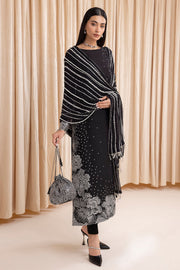 Jazmin Embroidered Korean Raw Silk Unstitched 3Pc Suit UR-7001