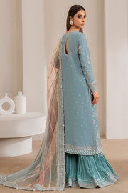Jazmin Wedding Formal Embroidered Raw Silk Unstitched 3Pc Suit UR-7013