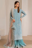 Jazmin Wedding Formal Embroidered Raw Silk Unstitched 3Pc Suit UR-7013