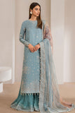 Jazmin Wedding Formal Embroidered Raw Silk Unstitched 3Pc Suit UR-7013