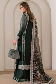 Jazmin Wedding Formal Embroidered Raw Silk Unstitched 3Pc Suit UR-7014