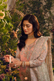 Hemstitch Festive Embroidered Net Unstitched 3Pc Suit - Raya