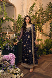 Hemstitch Festive Embroidered  Chiffon Unstitched 3Pc Suit - Elle