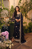 Hemstitch Festive Embroidered  Chiffon Unstitched 3Pc Suit - Elle