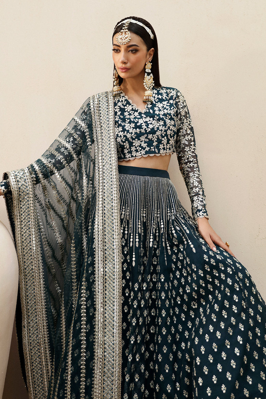 Afrozeh Shehnai Unstitched Wedding Formal 3Pc Suit AFS-24-08 Urooj