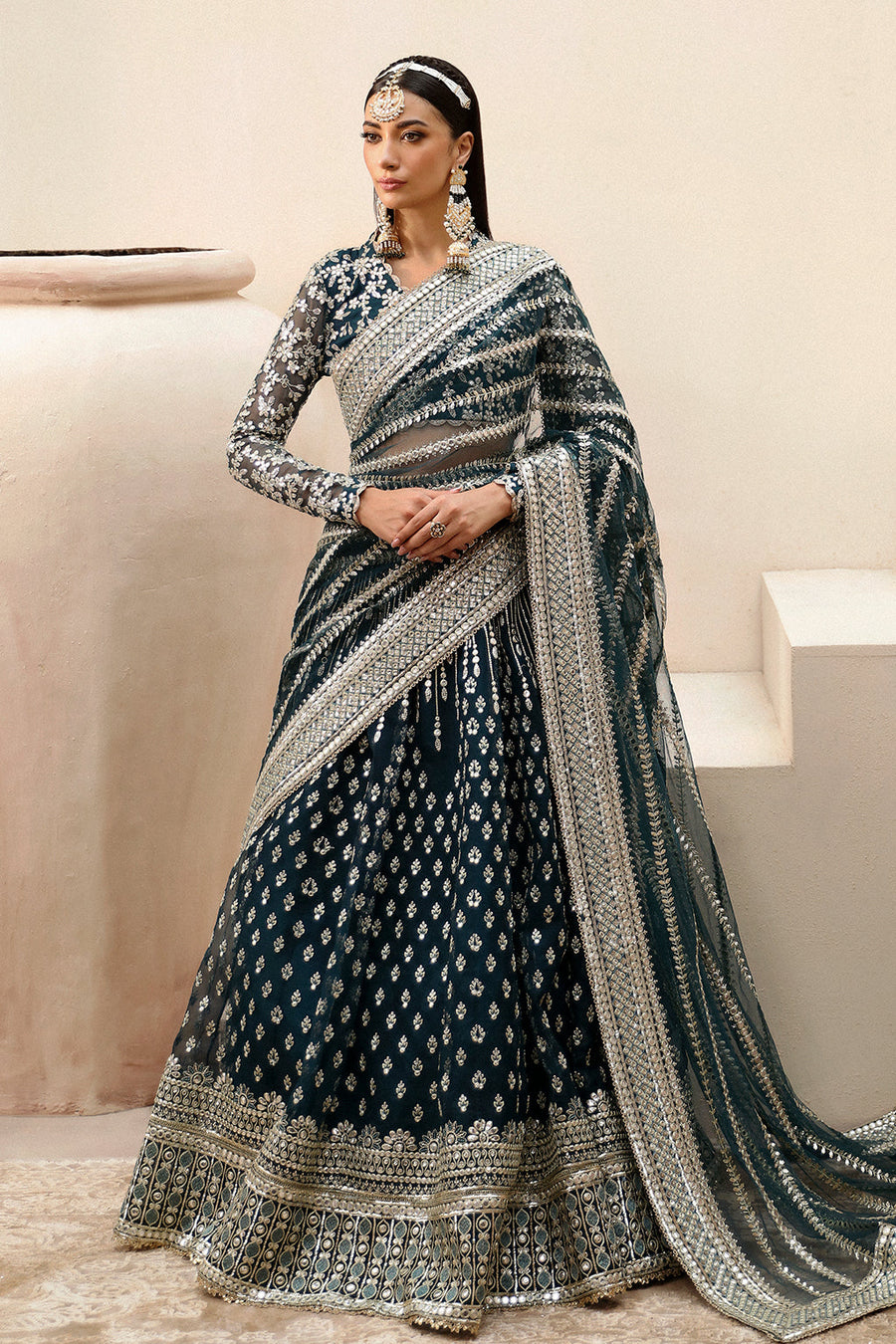 Afrozeh Shehnai Unstitched Wedding Formal 3Pc Suit AFS-24-08 Urooj