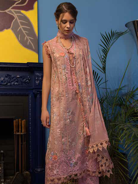 Vital by Sobia Nazir Embroidered Lawn Unstitched 3Pc Suit V-4A
