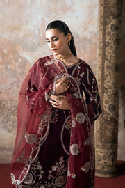 Ramsha Velvet Vol-07 Unstitched Embroidered 3Pc Suit V-701